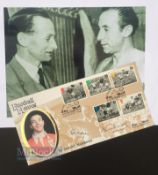 Sir Stanley Matthews & Sir Tom Finney Signed 'Football Heroes' First Day Cover - England's Sir