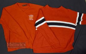 Scarce Manchester United FA Cup Winners Wembley 1983 knitted jumper Beaver, size 44", in red, plus