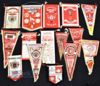 Manchester United Football Pennant Selection features 2nd Division Champs 1975, Long Live Utd