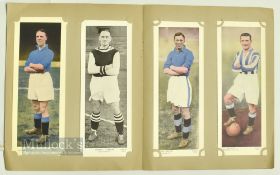 Tropical Times Panel Portraits Album of Star of Star Footballers with 30 cards inside, in good