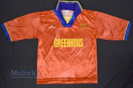 1995/97 Shrewsbury Town Away Football Shirt MG Sportswear/Greenhous, in red, size M, short sleeve