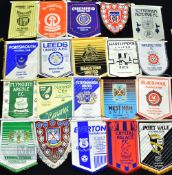 Assorted Football Pennants features West Ham Utd, Blackpool, Yeovil Town, Crystal Palace, Everton,