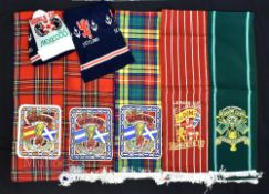 Scarce Scottish related silk scarves features 1966/67 European Cup Winners Celtic Scottish