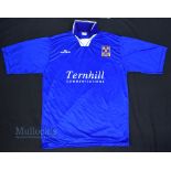 1997/99 Shrewsbury Town Home Football Shirt in blue, Ternhill Communications, MG Sportswear, size L,