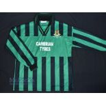 1999 Aberystwyth Town AFC Intertoto Cup Home Football Shirt Cambrian Tyres, Ffigar Sport size XL, in