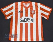 1994/96 Sunderland Home Football Shirt Avec/Vaux Samson, red and white, 42/44, short sleeve