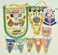 European Football Pennants to include 1993 UEFA Coppa Della Coppe Parma AC v Antwerp FC, Inter Milan