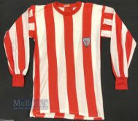 1980s Athletico Bilbao Home football shirt no labels/sponsor, 'Talla 2, No Fte. T-28' sticker