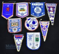 Rangers FC Football Pennant Selection features 1975 Grand Slam, The Rangers, Ibrox Stadium, Honours,
