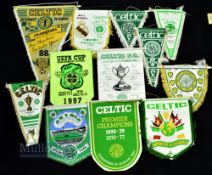 Celtic Football Pennant Selection features Premier League Champions One Hundred Fantastic Years,