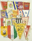 Assorted Foreign Football Pennants features Dinamo Bucharest, Dynamo Dresden, Galatasaray, Hellas