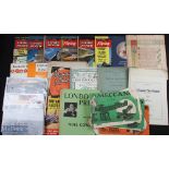 A collection of mixed ephemera, magazines paperwork, to include sheet music, flying review magazine,