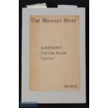 USA - 'The Missouri River and Its Utmost Sources' publication by J V Brower 1897, 2nd ed, limited to