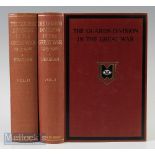 1924 The Guards Division in the Great War, in two volumes Pp. 322+358, 2 coloured frontispieces (