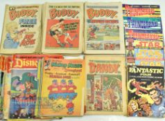 Comic Collection, to include a run of Buddy 1981 issues 1-50, + 53-55, 9x Dandy from 1987,12 x Micky