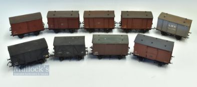9x O Gauge Fine-scale Model Railway Box Ventilation, Fish Wagons, Quality made kit models by various