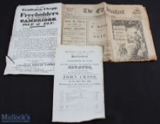 1831-1835 Isle of Ely Cambridge estate sale catalogue and Charles Philip Yorke parliament