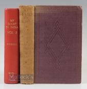 My Diary in India The Years 1858-59 by W H Russell Times Correspondent 1860 Books - in 2 Volumes.