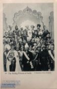 India & Punjab - Sikh Princes of India A vintage antique postcard showing a Indian Princes including