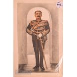 1901 India 'Cuch Behar' Vanity Fair Colour Print date 26 Dec appears in good condition