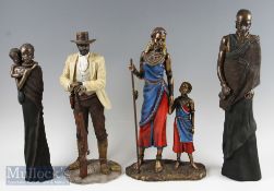 Selection of African Figures features 'The Leonardo Collection' Masai and US State Marshall both