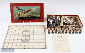 H P Gibson & Son L'Attaque c1925 the game of military tactics a rival to chess - a good early set