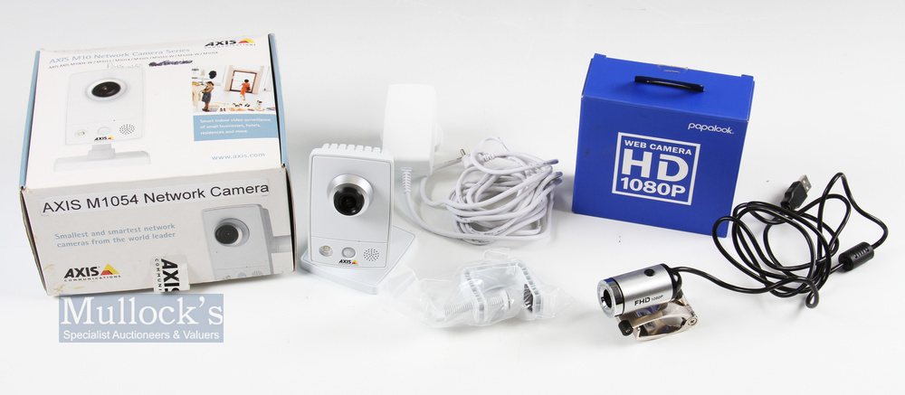 Electrical - Cameras - Axis M1054 Network Camera plus Papalook web camera 1080p, both boxed (2)