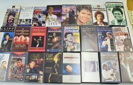 Collection of VHS Music & Tour Videos all of Cliff Richard (24)