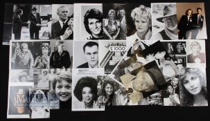 30+ Press Photographs Film Stars Celebrities Actors, to include John Nettles, Warren Mitchell,