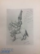 India & Punjab - Sikh Akali Warrior of Patiala - a vintage print of an Akali Sikh on horseback, with