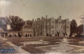 India & Punjab - Prince Duleep Singh's Old Buckenham Hall original vintage photographic postcard