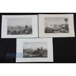 India - Steel Engravings of Delhi and Bombay c1860s - depicts varying views, general condition