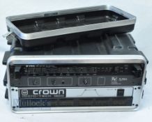 Crown Micro-Tech 1200 Amplifier together with a Inkel PP-9113 Pre-Amplifier and an EV System