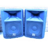 Electronic Voice SX 200 Disco Speakers serial 944420270 8Ohms, 300 watts, one handle at side, height