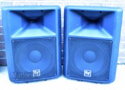 Electronic Voice SX 200 Disco Speakers serial 944420270 8Ohms, 300 watts, one handle at side, height