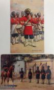 India & Punjab - 45th Rattary's Sikhs Postcard original vintage postcard of Sikhs Officers of the