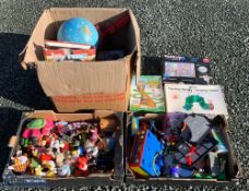 Quantity of Toys to include a box of McDonald Happy Meal toys, jigsaw, assorted toys, all