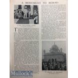 India & Punjab - Opening of Saragarhi Gurdwara fine vintage full page original newspaper article