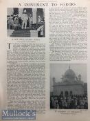 India & Punjab - Opening of Saragarhi Gurdwara fine vintage full page original newspaper article