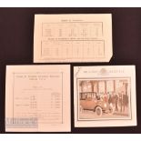 Delaunay Belleville Luxury Cars, Paris, 1915 Trade Catalogue - an attractive 3 fold sales