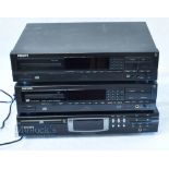 Music Equipment - 3x Philips Compact Disc Players features CD 723, CD634 and CD 613. From a deceased