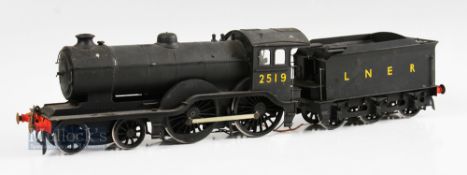 O Gauge Electric Finescale LNER 2519 Locomotive 4-4-0 Model railway possibly made by Kenard