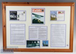 The Colditz Glider Builders Bill Goldfinch and David Walker Signed First Day Covers Framed Display