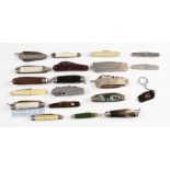 20x Assorted Pen Knives of various styles and makers