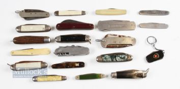 20x Assorted Pen Knives of various styles and makers