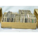 Selection of Assorted Ex DJ's 45s vinyl records features Diana Ross, Queen, Police, Status Quo,