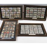 Frames Cigarette Cards, to include 2 flowers sets Players Kings & Queens of England, Players Game