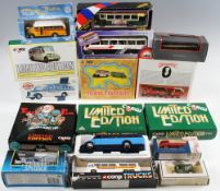 Diecast Toy Models of Buses/Coaches/Vans cars, by Corgi Siku, Dinky Lledo, Solido to include Siku