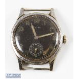 Helios HD German WWII Military Soldier's Watch, for spares or repair, non-runner with distress