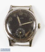 Helios HD German WWII Military Soldier's Watch, for spares or repair, non-runner with distress
